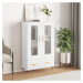 vidaXL Skříň highboard bílá 69,5 x 31 x 115 cm kompozitní dřevo