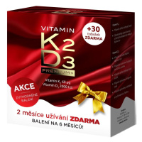 Biomin Vitamin K2 + D3 Premim vánoční balení 60+30 tobolek