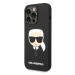 Karl Lagerfeld KLHMP14LSLKHBK hard silikonové pouzdro iPhone 14 PRO 6.1" black Silicone Karl`s H