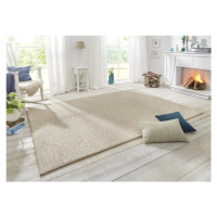 BT Carpet - Hanse Home koberce Ložnicová sada Wolly 102843 Creme Rozměry koberců: 2 díly: 67x140