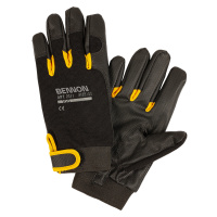 Zimní pracovní ochranné rukavice KALYTOS WTR GLOVES, černo-žluté