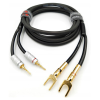 Nakamichi Reproduktorový kabel 2x4 vidlice 1m