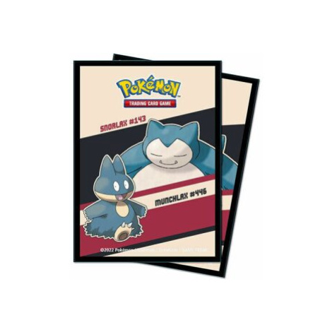 Pokémon Deck Protector obaly na karty 65 ks - Snorlax and Munchlax Pokémon TCG