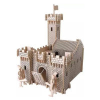 Woodcraft Dřevěné 3D puzzle hrad I
