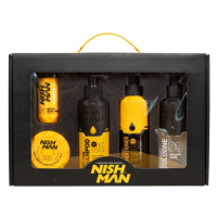 Nishman Yellow sada šampon 200 ml + kolínská voda 200 ml + kondicionér 200 ml + pudr na vlasy 20