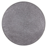 Vopi koberce Kusový koberec Capri šedý kruh - 80x80 (průměr) kruh cm