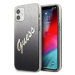 Kryt Guess iPhone 12 mini 5,4" black hardcase Glitter Gradient Script (GUHCP12SPCUGLSBK)