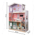 Dřevěný domeček pro panenky 117 cm pastelový