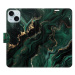 iSaprio Flip pouzdro Emerald 02 pro iPhone 15 Plus