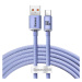 Kabel Baseus Crystal Shine cable USB to USB-C, 5A, 1.2m (purple)
