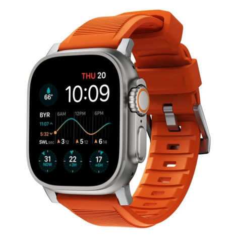 Nomad Rugged Strap řemínek pro Apple Watch Ultra NM01287285 Oranžová