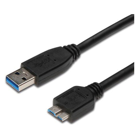 PremiumCord ku3ma5bk Micro USB 3.0 5Gbps USB A - Micro USB B, MM, 5m Černá