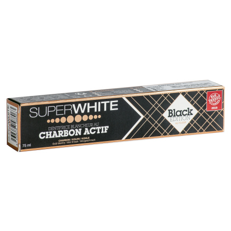 Superwhite Black Edition Bělící zubní pasta s aktivním uhlím 75 ml