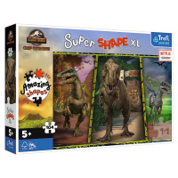 TREFL Puzzle Super Shape XL Jurský svět 104 dílků