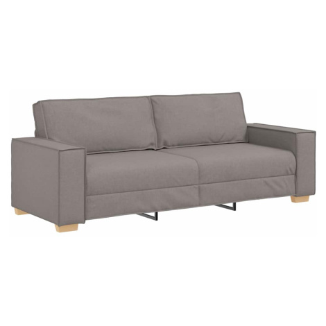 vidaXL 3místná pohovka taupe 180 cm látka