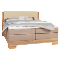 Linea Natura POSTEL BOXSPRING cm, dřevo, textil, barvy buku, béžová