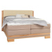 Linea Natura POSTEL BOXSPRING cm, dřevo, textil, barvy buku, béžová