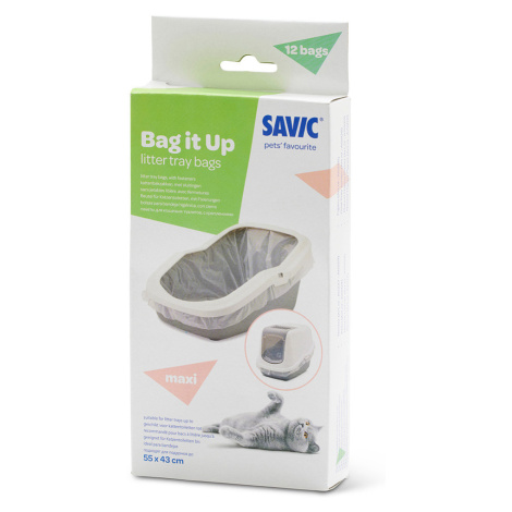 Toaleta pro kočky Savic Nestor Impression "Love" - Bag it Up Litter Tray Bags, Maxi, 12 ks