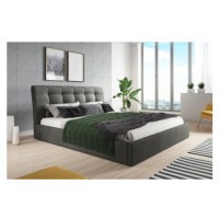 Čalouněná postel ADLO rozměr 120x200 cm Tmavě šedá