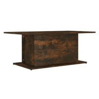 SHUMEE Konferenční stolek kouřový dub 102 × 55,5 × 40 cm dřevotříska, 813092