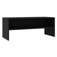 TV stolek černý 100x40x40 cm dřevotříska 800046