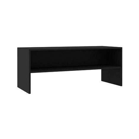 TV stolek černý 100x40x40 cm dřevotříska 800046 SHUMEE