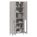 vidaXL Skříň highboard šedá sonoma 69,5 x 34 x 180 cm kompozitní dřevo