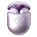 Guess True Wireless Triangle Logo BT5.0 4H Stereo Earphones Glossy Purple