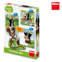 Dino puzzle Krtek na louce 3-5 baby puzzle