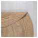 Flair Rugs koberce Kusový koberec Capri Jute Natural kruh - 180x180 (průměr) kruh cm