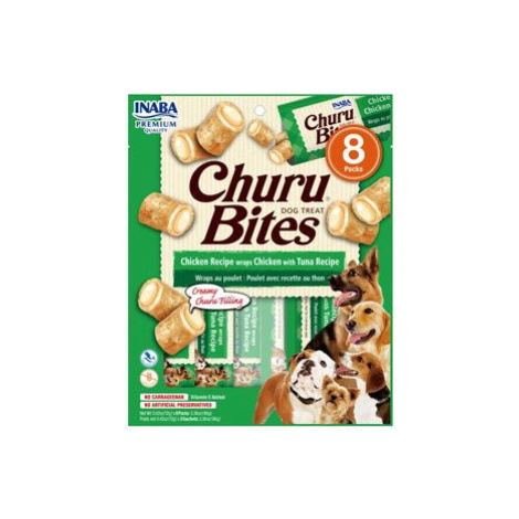 Churu Dog Bites Chicken Wraps Chicken Tuna 8x12g