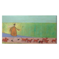 Obraz na plátně Sam Toft - The March of the Sausages, 2 - 60×30 cm