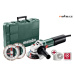 METABO WEQ 1400-125 Set úhlová bruska v kufru s dia kotouči 600347000