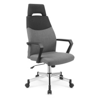 Kancelářská otočná židle OLAF — látka, šedá