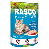 Rasco Premium Sterilized Tuňák s brusinkou a lichořeřišnicí granule 400 g