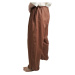 Bavlněné kalhoty široké - hnědé, velikost S