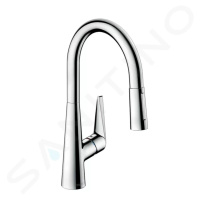 Hansgrohe 73851000 - Dřezová baterie M5116-H200 s výsuvnou sprškou, sBOX, chrom