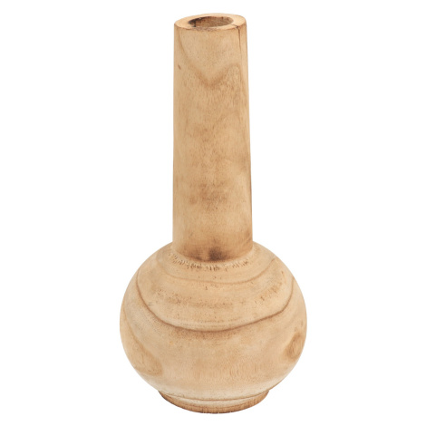 Dřevěná stylová váza 32 cm Hogewoning