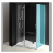 ONE sprchové dveře s pevnou částí 1200 mm, čiré sklo GO4812