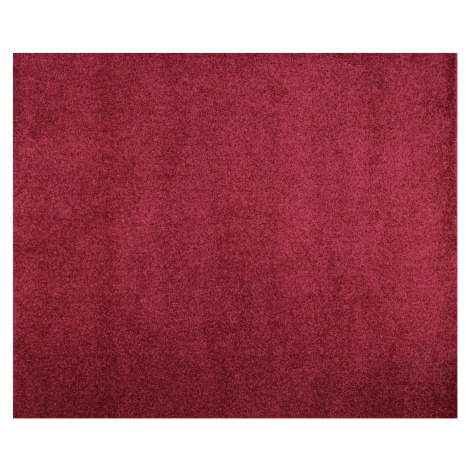 Vopi koberce Metrážový koberec Eton vínově červený - neúčtujeme odřezky z role! - S obšitím cm