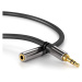 PREMIUMCORD prodlužovací kabel, Jack 3.5mm - Jack 3.5mm M/F 1, 5m