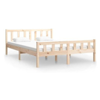 Rám postele masivní dřevo 140 × 200 cm, 810679