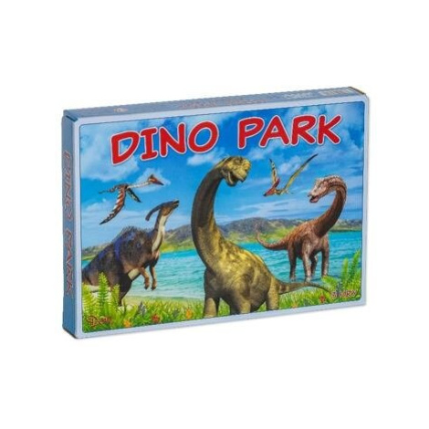 Společenská hra logická Dino Park 3v1 Mikro Trading