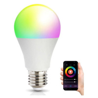 LED RGB Chytrá stmívatelná žárovka E27/9,5W/230V 2700-6500K Wi-Fi Tuya