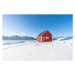 Fotografie Red cabin on the beach in, Francesco Vaninetti Photo, 40 × 26.7 cm