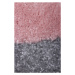 Dětský koberec Kiddy MĚSÍC šedý / růžový