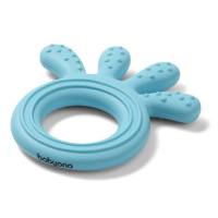BABYONO - Kousátko silikonové Octopus modré