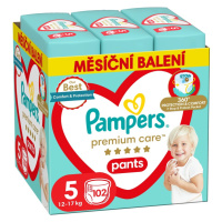 Pampers Premium Care kalhotkové plenky měsíční balení S5 102ks