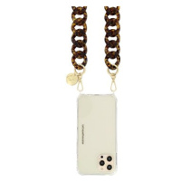 La Coque Francaise Alice phone chain brown flake