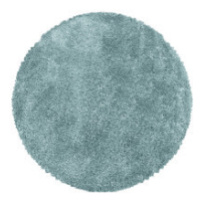 Ayyildiz koberce Kusový koberec Fluffy Shaggy 3500 blue kruh - 200x200 (průměr) kruh cm